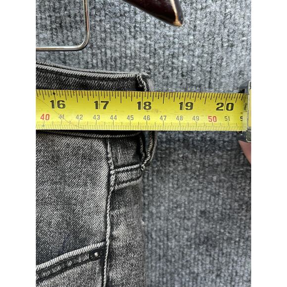 AllSaints Jeans Mens 30x32 Washed Black Gray Cigarette Slim Skinny Denim Tapered - Picture 4 of 11